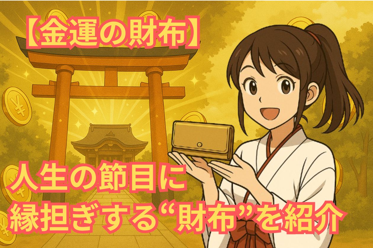 【2025年最新版】金運アップの鍵は財布にあった!色・形・買い方まで“失敗しない選び方”